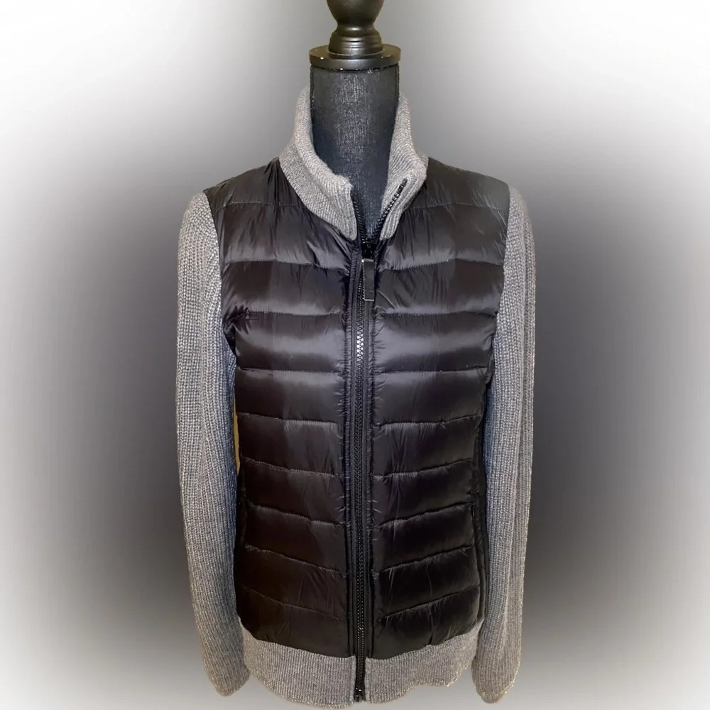Marc‎ New York Performance women’s size L, puffer with sweater knit sleeves